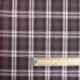 Tissu Toile Chemise Carreaux Marron Rouge