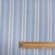 Tissu Toile Chemise Rayé Bleu