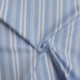 Tissu Toile Chemise Rayé Bleu