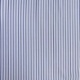 Tissu Toile Chemise Petites Rayures Bleues