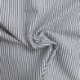 Tissu Toile Chemise Seersucker Petites Rayures Marine