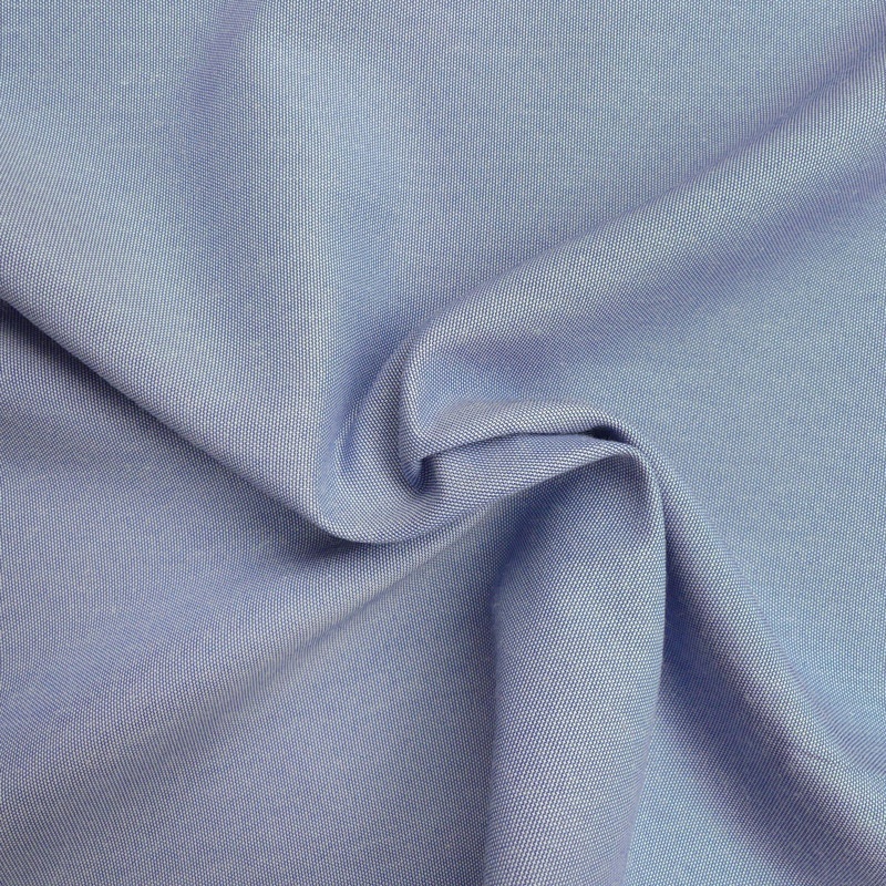 Tissu Toile Chemise Uni Bleu Clair