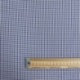 Tissu Toile Chemise Carreaux Bleus