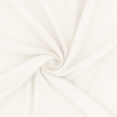Tissu Toile Fantaisie Uni Blanc 