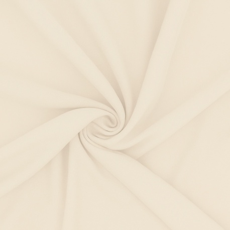 Tissu Toile Fantaisie Uni Ecru