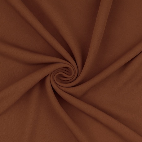 Tissu Toile Fantaisie Uni Chocolat