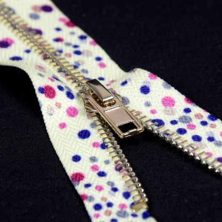 Fermeture fantaisie non séparable