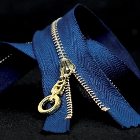 Fermeture unie zip rond