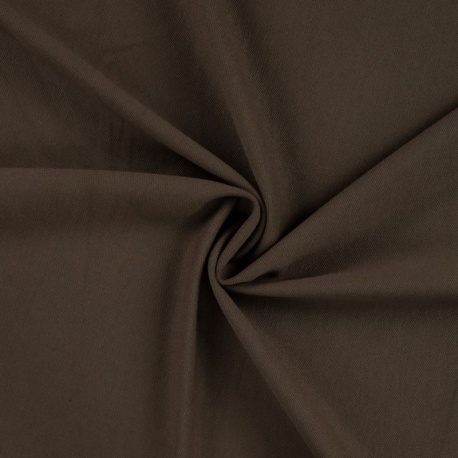 Tissu Jersey de Viscose Piqué Kaki 