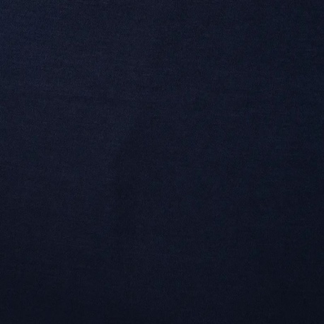 Tissu Jersey de Viscose Uni Bleu Marine
