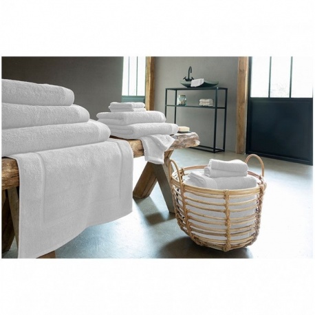 Linge de Toilette Uni Blanc