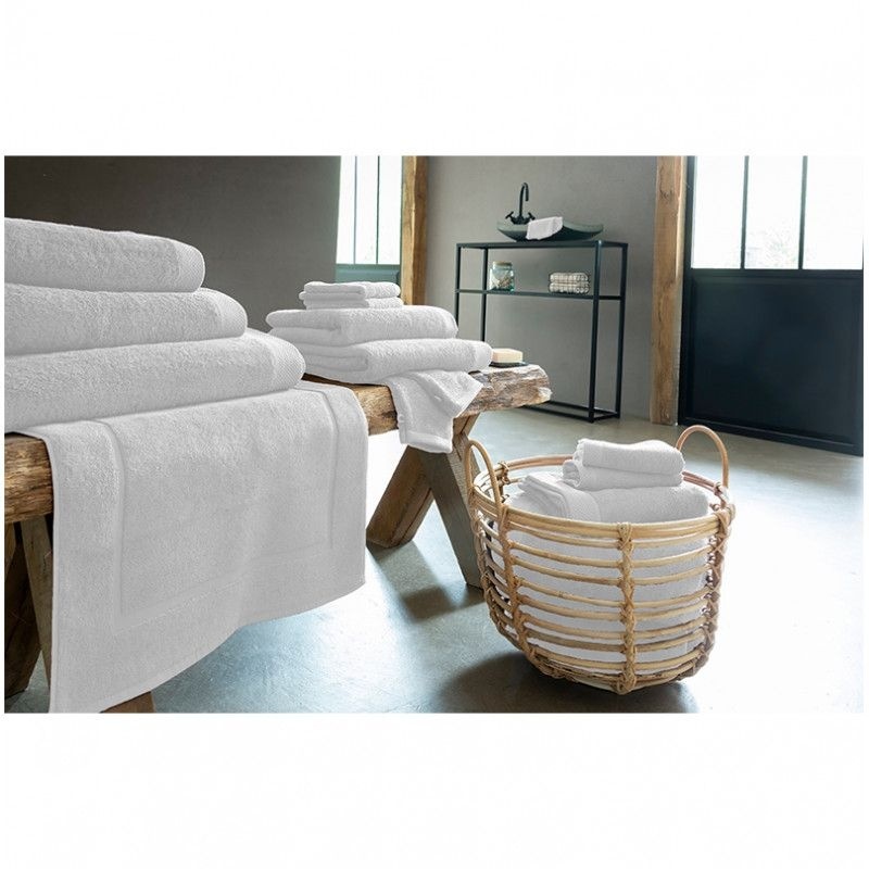 Linge de Toilette Uni Blanc Linge de Toilette Uni Blanc