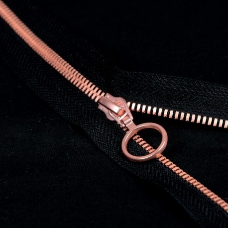 Fermeture fantaisie zip rond