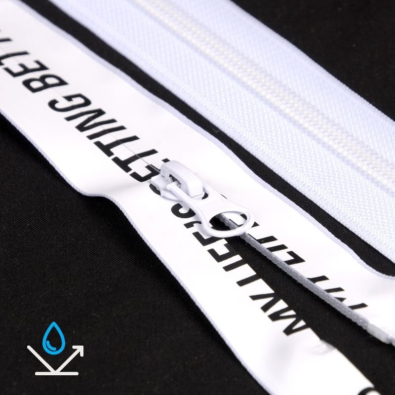 Fermeture imprimée séparable