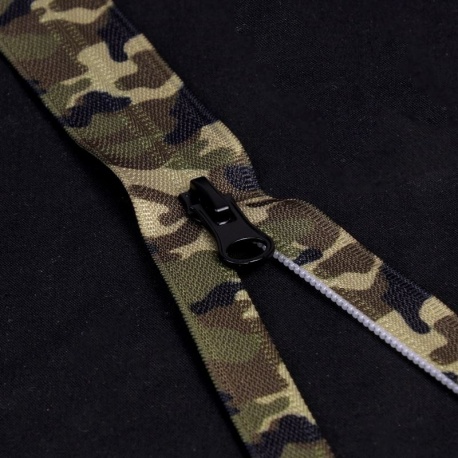 Fermeture imprimée militaire