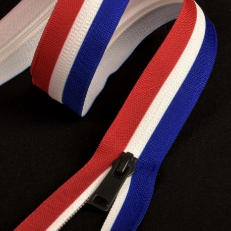 Fermeture séparable drapeau français