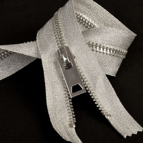 Fermeture non séparable brillante