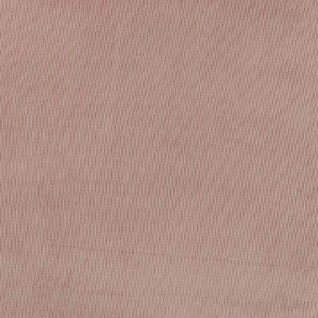 Tissu Velours Milleraies Uni Vieux Rose 