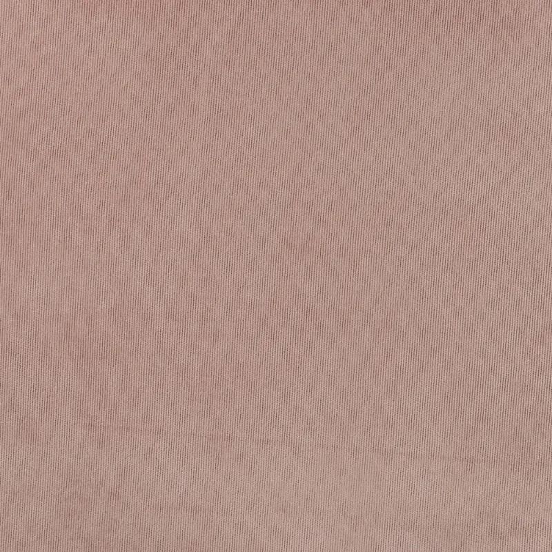 Tissu Velours Milleraies Uni Vieux Rose 