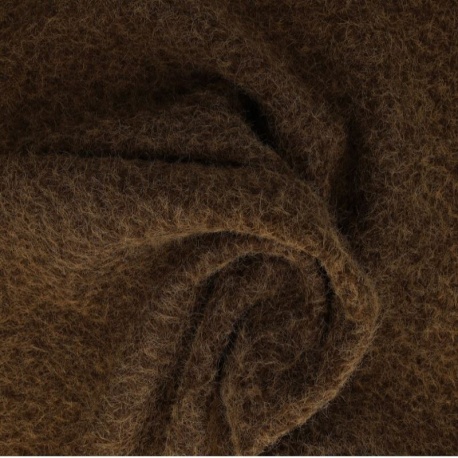 Tissu Manteau Marron