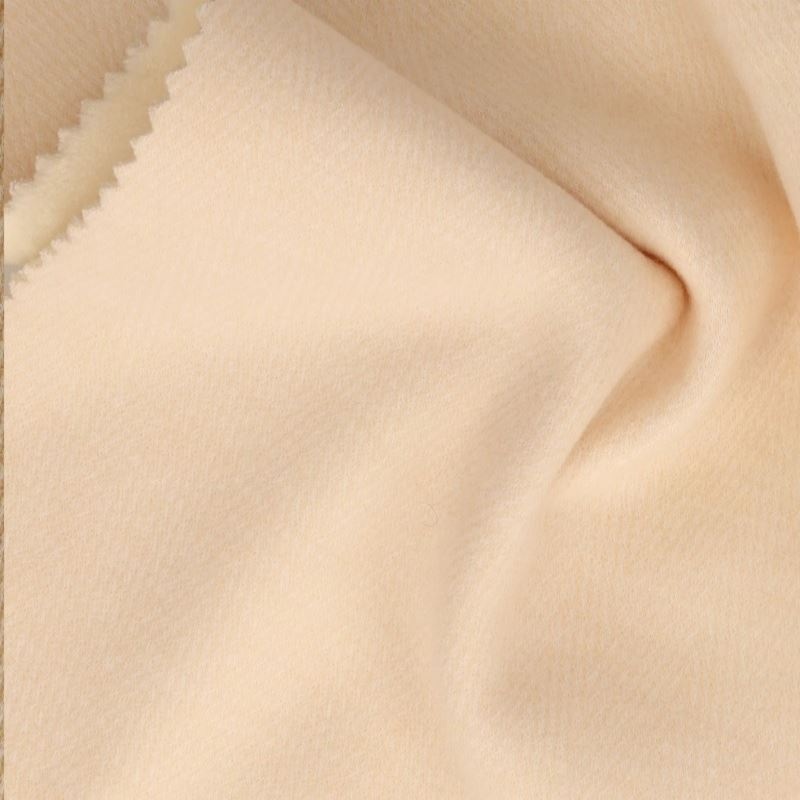 Tissu Manteau Chevron Ecru 