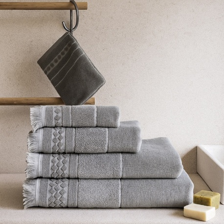 Linge de Bain Arroz Vert de Gris