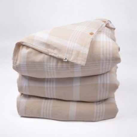 Linge de Lit Hector Flanelle Carreaux - L'effet papillon