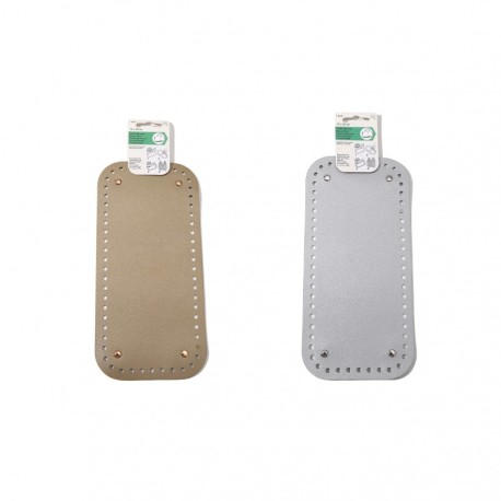 Fond de sac argent et or 12x25cm