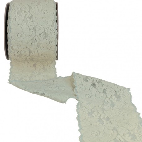 Dentelle élastique roses