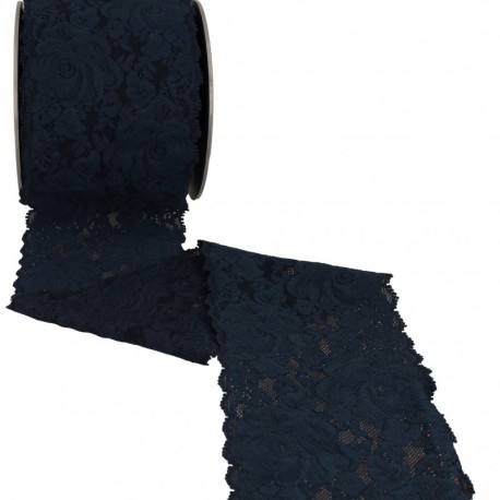 Dentelle élastique roses