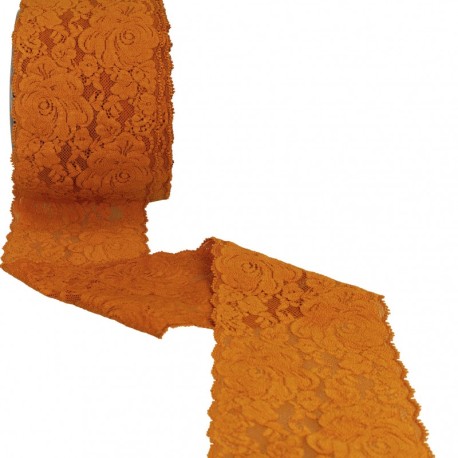 Dentelle élastique roses