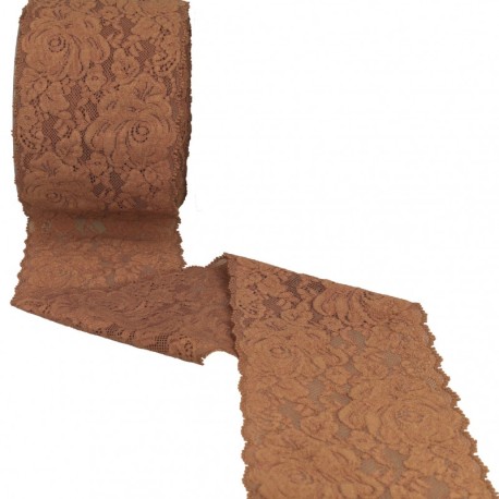 Dentelle élastique roses