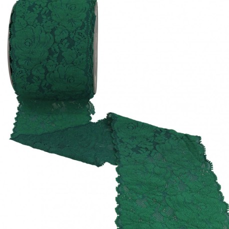 Dentelle élastique roses