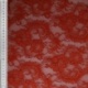 Tissu Dentelle Roses Rouille 