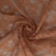 Tissu Dentelle Roses Chocolat