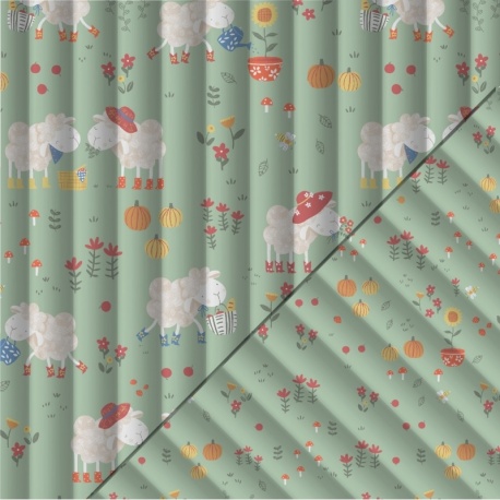 Tissu Matelassé Menlo-galway Vert