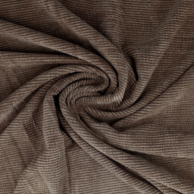 Tissu Velours Côtelé Naturel 