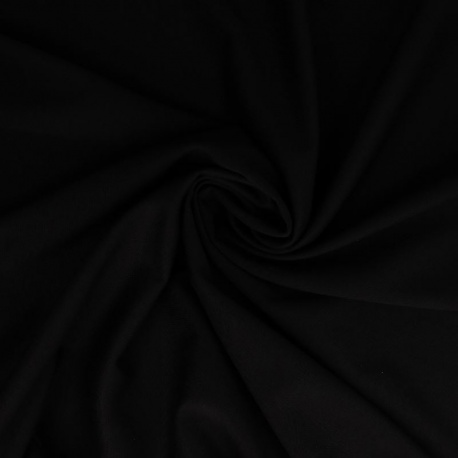 Tissu Jersey Scuba Noir