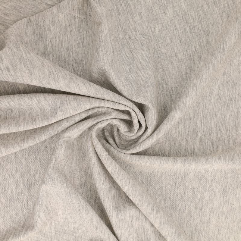 Tissu Jersey Scuba Gris Chiné
