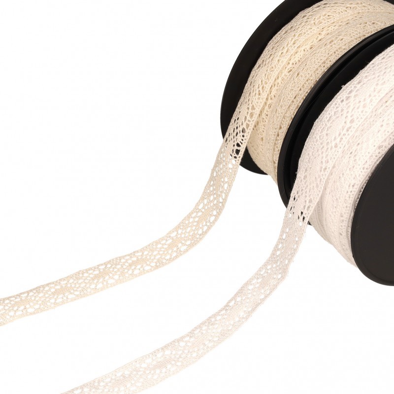 Dentelle coton entre deux