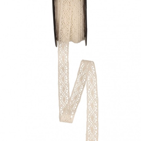 Dentelle coton entre deux