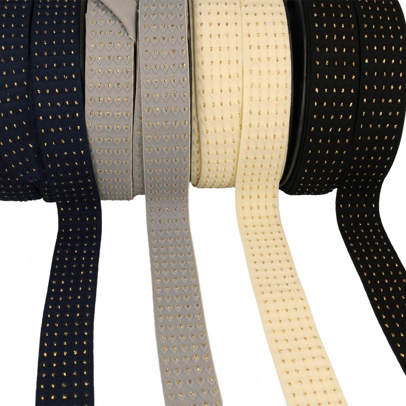 Elastique coeurs en relief