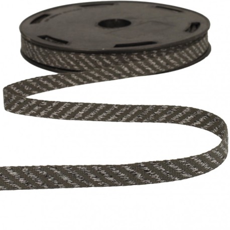 Galon rayures bicolore