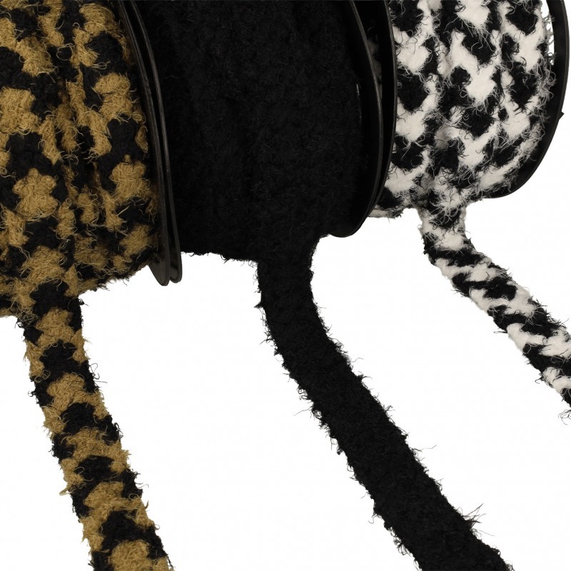 Tresse laineuse bicolore