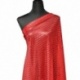 Tissu Paillette Sur Voile Rouge 
