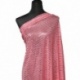 Tissu Paillette Sur Voile Rose Layette 