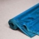 Tissu Lamé Enduit Bleu Clair