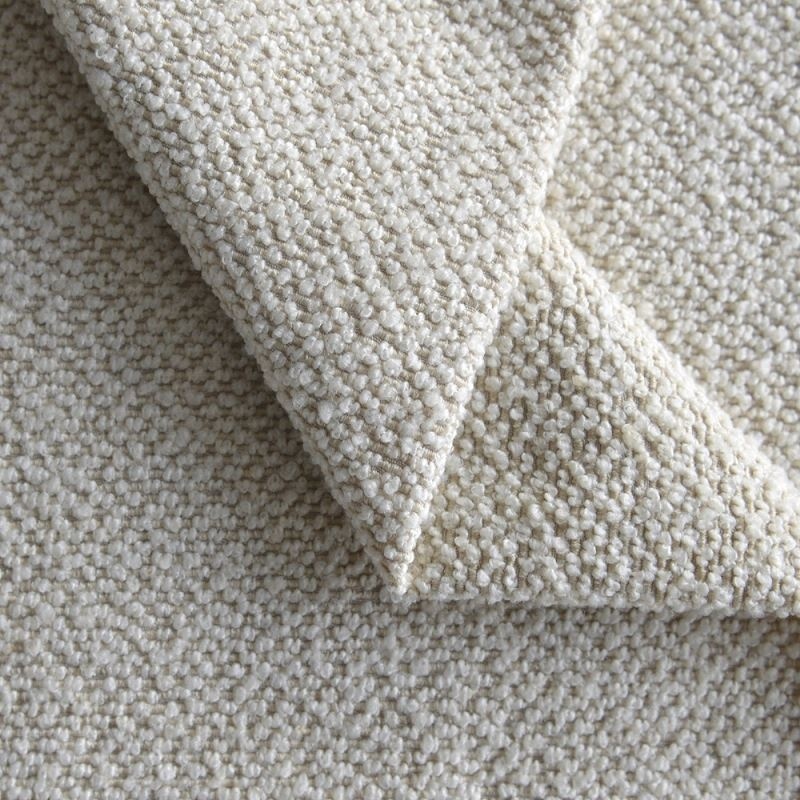 Tissu Bouclette Shetland Ecru 