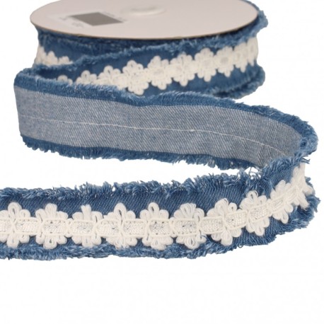 Galon jean  Bleu lavande