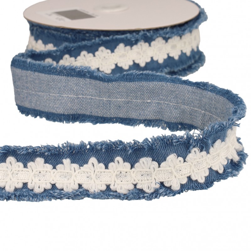 Galon jean  Bleu lavande